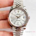 Noob Factory Rolex Datejust II 41mm Silver Dial Jubilee Strap Watch V3